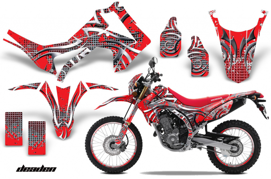 Deaden Rot mit Nummernfeldern für Honda CRF250L/CRF250M 2013-2020