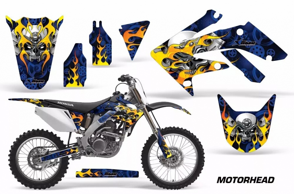 Motorhead Blue without number plates for Honda CRF250R 2004-2009