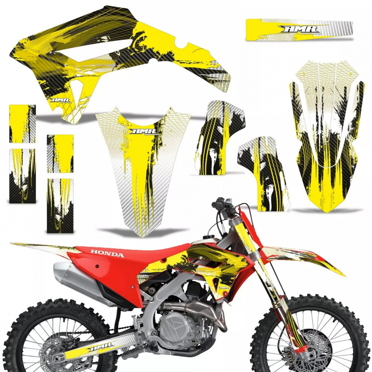 Carbon-X Yellow without number plates for Honda CRF450R/RW 2021-2024