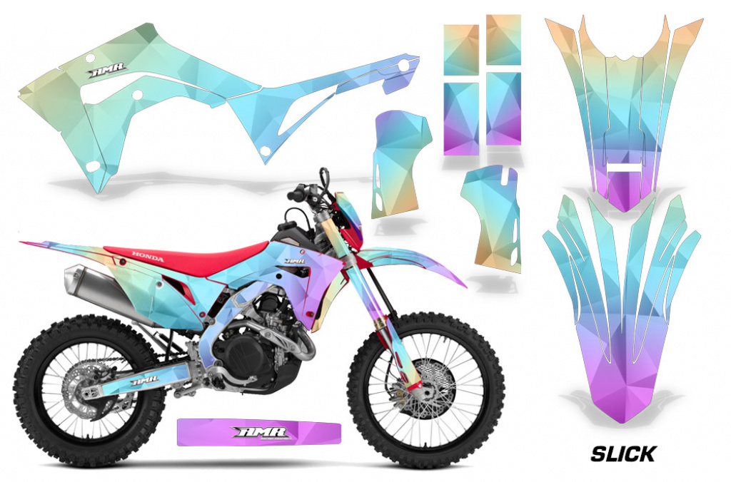 Slick mit Nummernfelder für Honda CRF450X 2017-2024