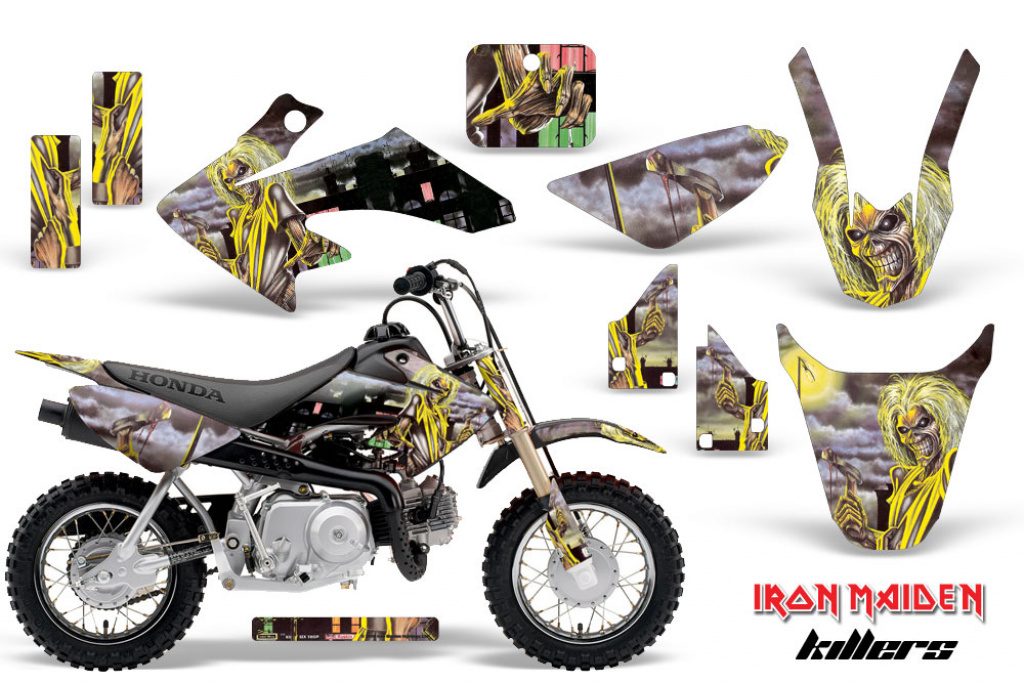 Iron Maiden - Killers with number plates for Honda CRF50 2004-2013