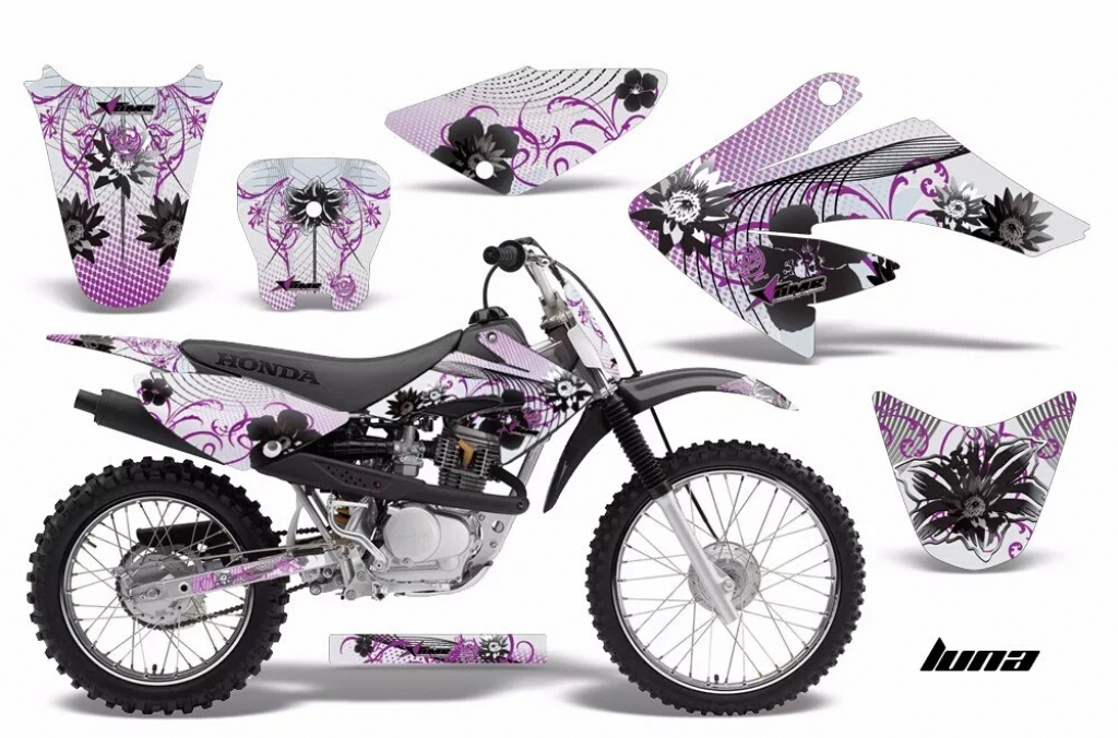 Luna Purple with number plates for Honda CRF80/CRF100 2004-2010
