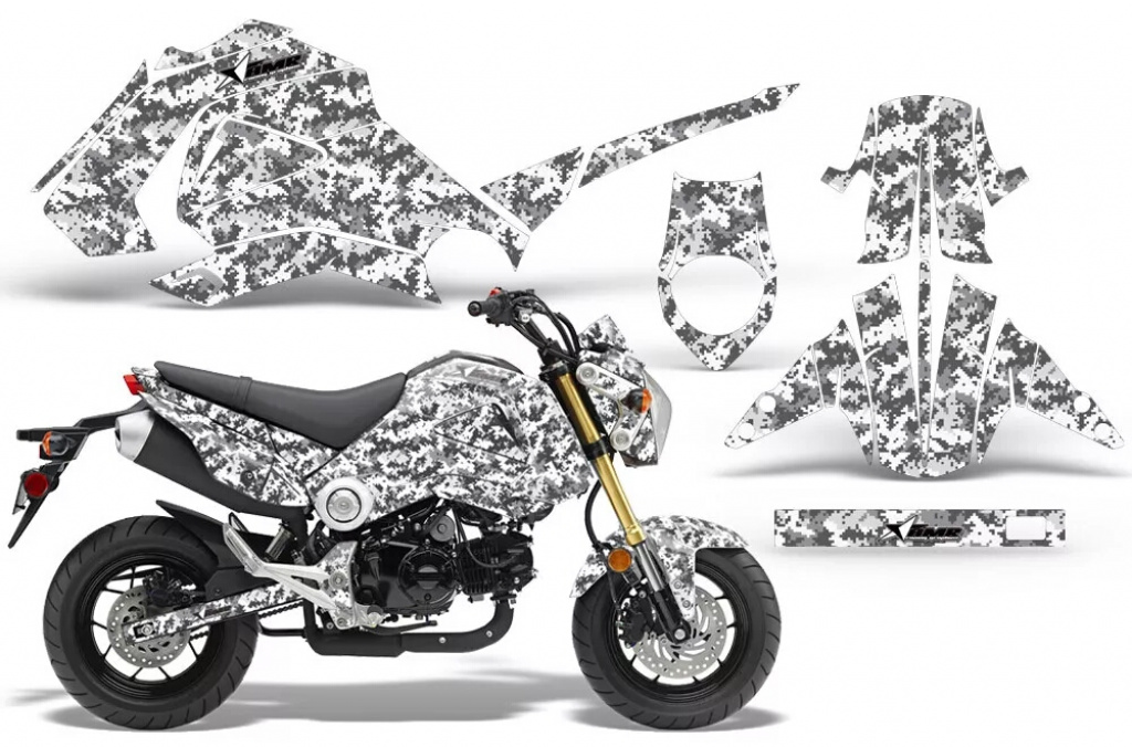 Digicamo Weiß für Honda Grom 125 2013-2016