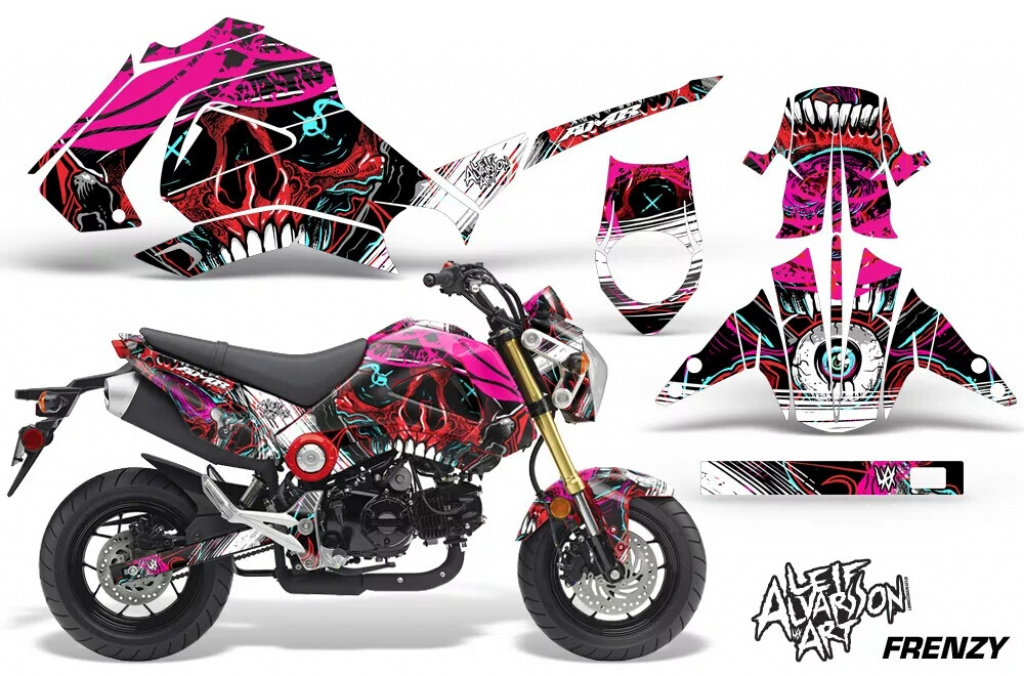 Frenzy Rot für Honda Grom 125 2013-2016
