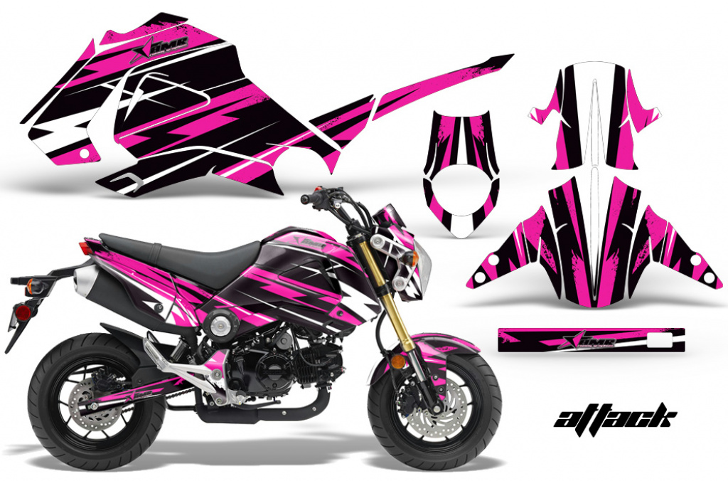 Attack Pink für Honda Grom 125 2013-2016