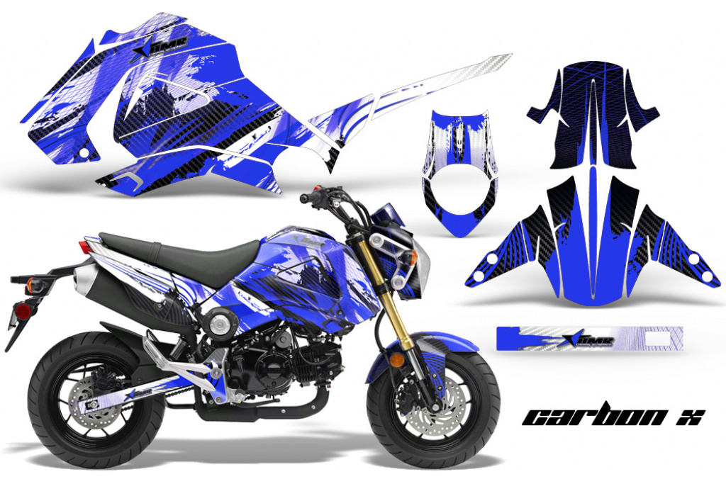 Carbon-X Blau für Honda Grom 125 2013-2016