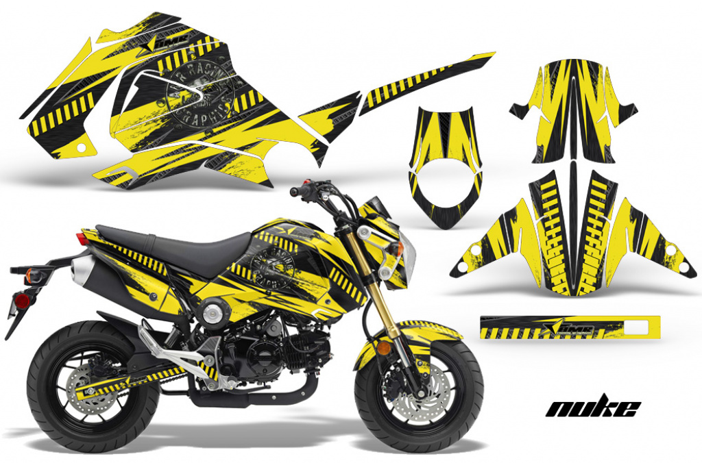 Nuke Gelb für Honda Grom 125 2013-2016