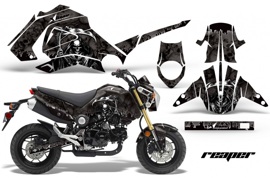 Reaper Schwarz für Honda Grom 125 2013-2016