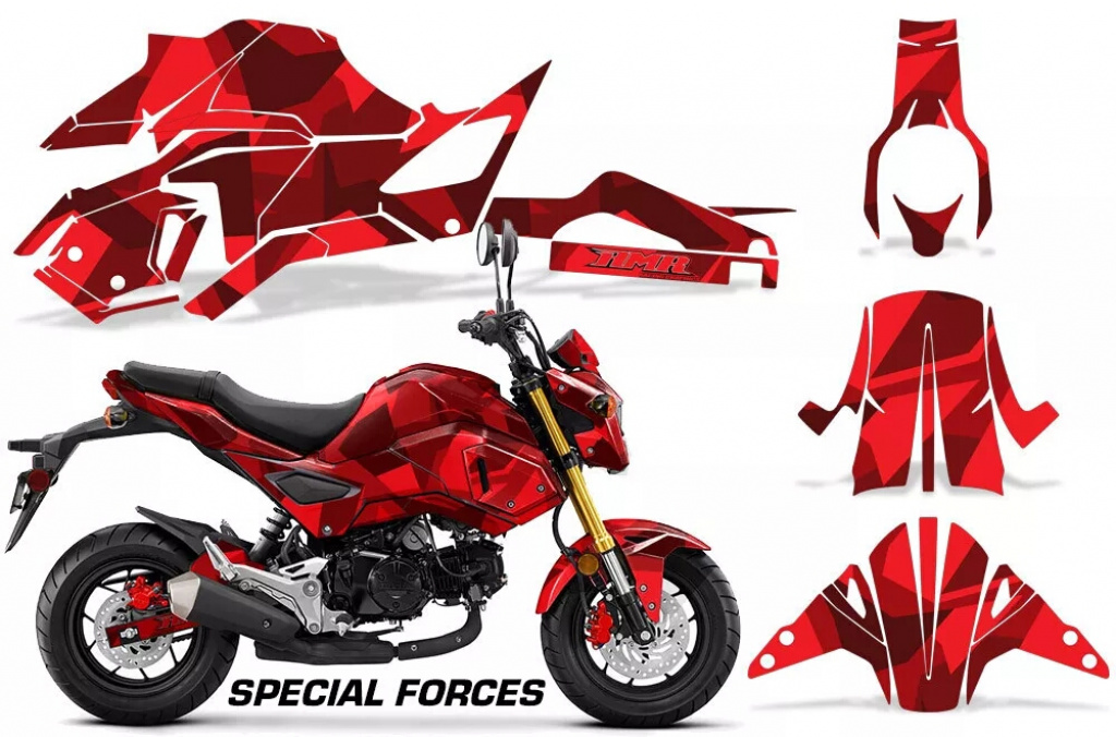 Special Forces Red for Honda Grom 125 2017-2020