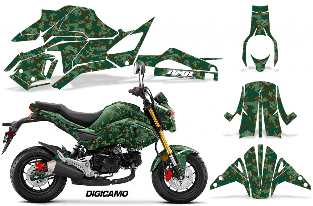 Digicamo Green for Honda Grom 125 2017-2020