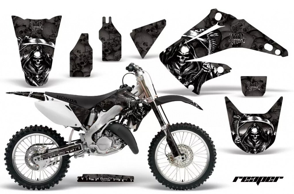 Reaper Schwarz ohne Nummernfeldern für Honda CR250 1995-2015