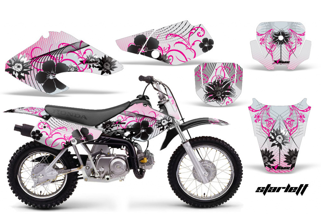 Luna Pink with number plates for Honda XR70 2001-2003