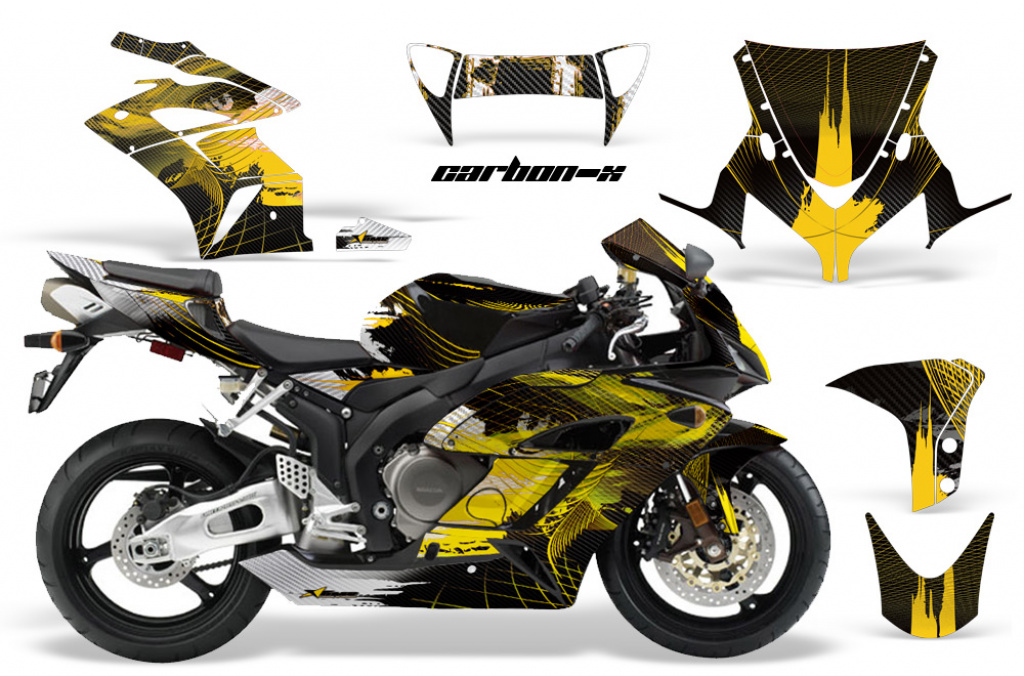 Carbon-X Gelb für Honda Sport Bike CBR 1000RR 2004-2005