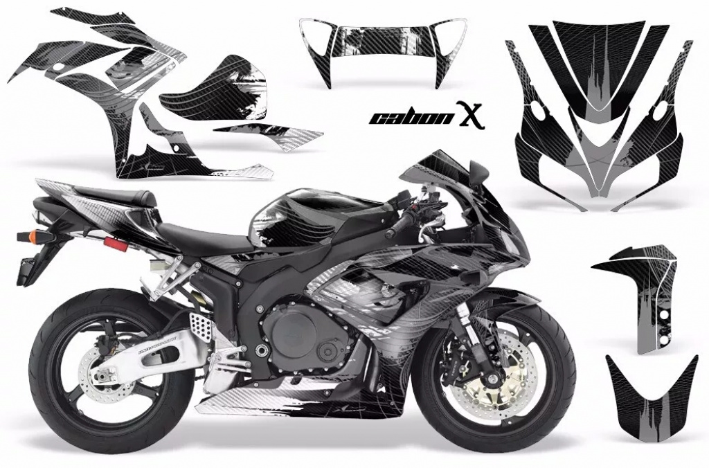 Carbon-X Schwarz für Honda Sport Bike CBR 1000RR 2006-2007