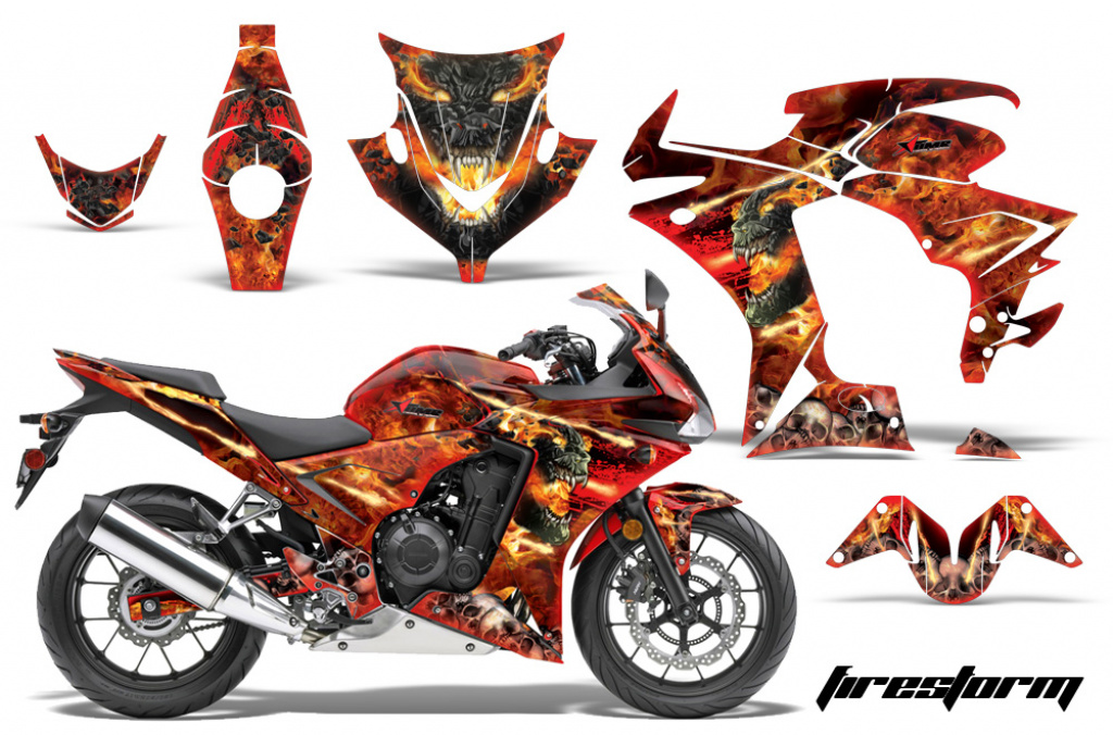 Firestorm Rot für Honda Sport Bike CBR 500R 2013-2014