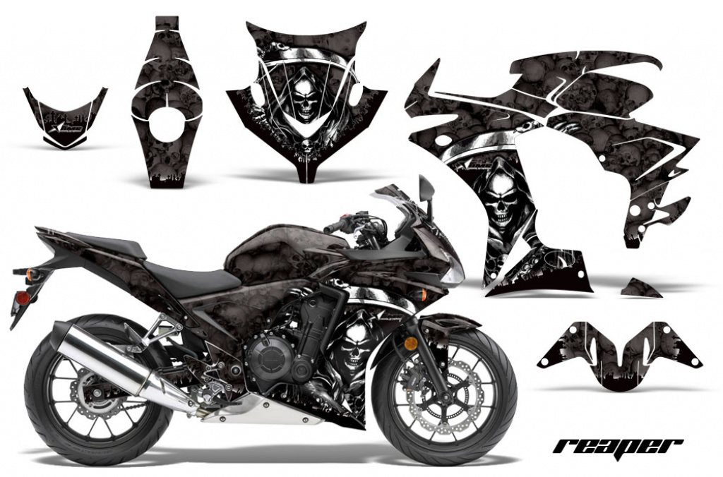 Reaper Schwarz für Honda Sport Bike CBR 500R 2013-2014