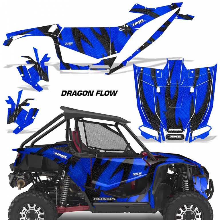 Dragon Flow Blue for Honda Talon 1000X/R 2 Door 2019-2022