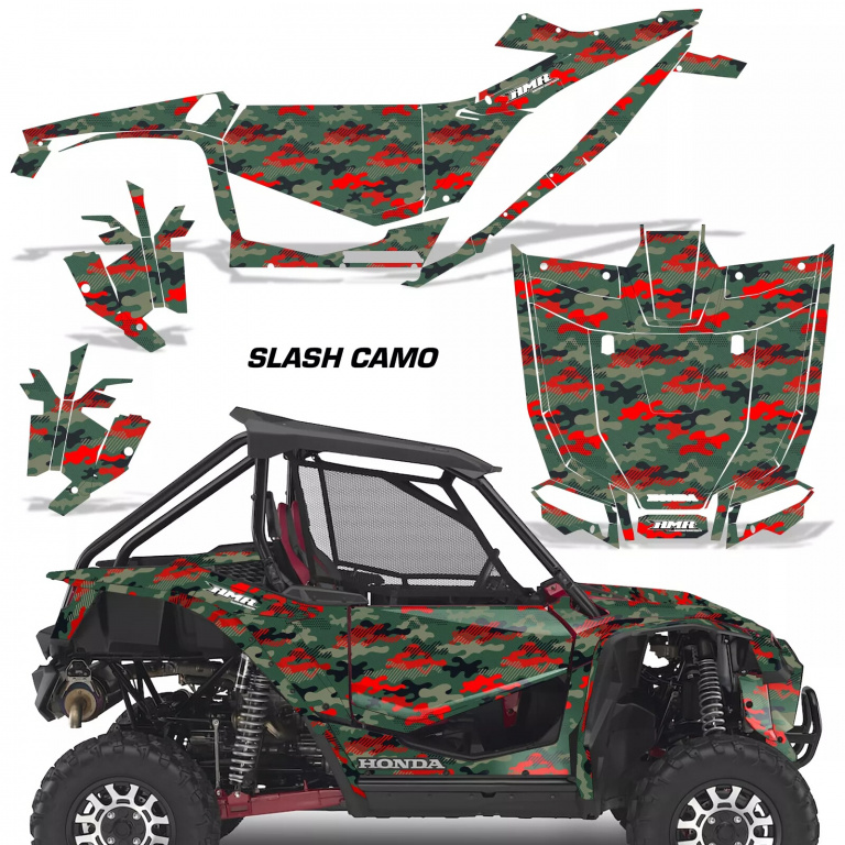 Slash Camo Red for Honda Talon 1000X/R 2 Door 2019-2022