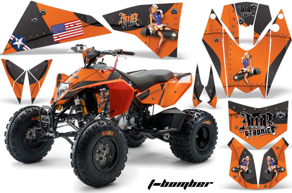 T-Bomber Orange for KTM XC 525 Quad