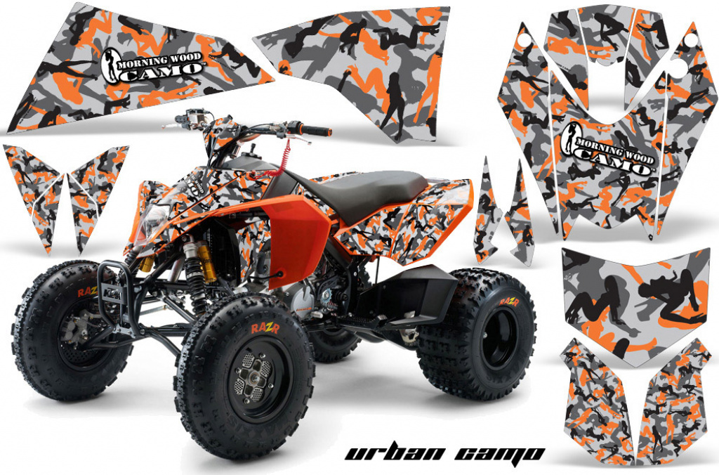 Urban Camo Orange for KTM XC 525 Quad