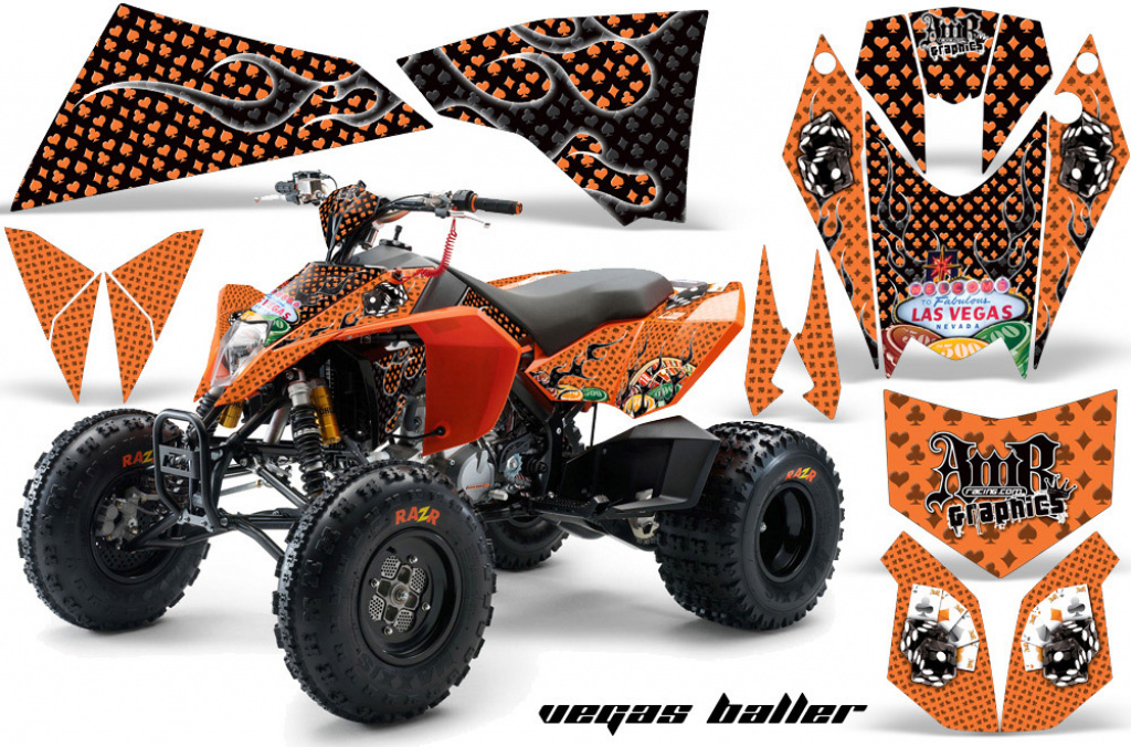 Vegas Baller Orange for KTM XC 525 Quad