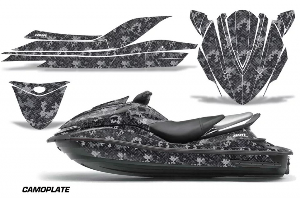 Camoplate Schwarz für Kawasaki 250X/260X/260LX 2007-2012
