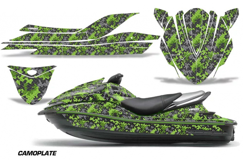 Camoplate Grün für Kawasaki 250X/260X/260LX 2007-2012