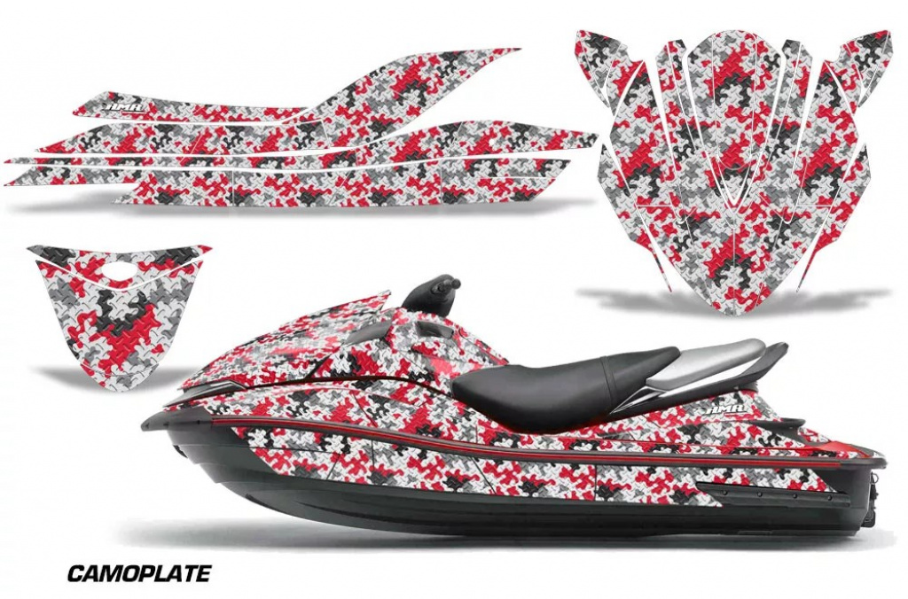 Camoplate Rot für Kawasaki 250X/260X/260LX 2007-2012