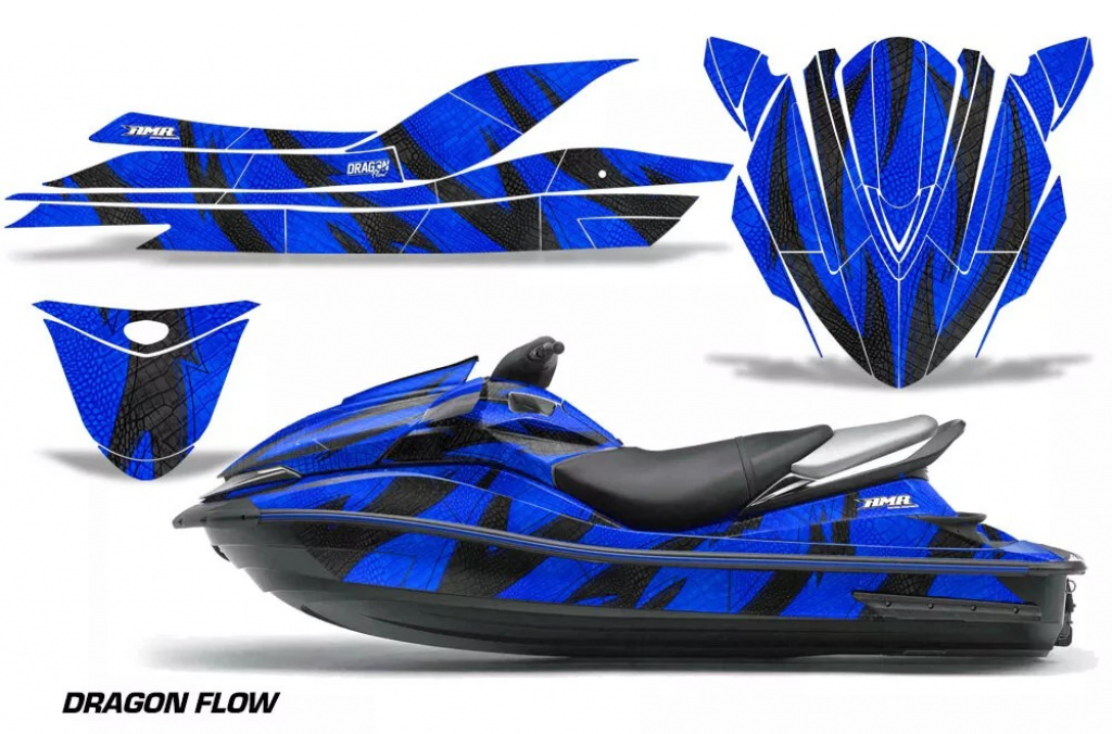 Dragon Flow Blau für Kawasaki 250X/260X/260LX 2007-2012