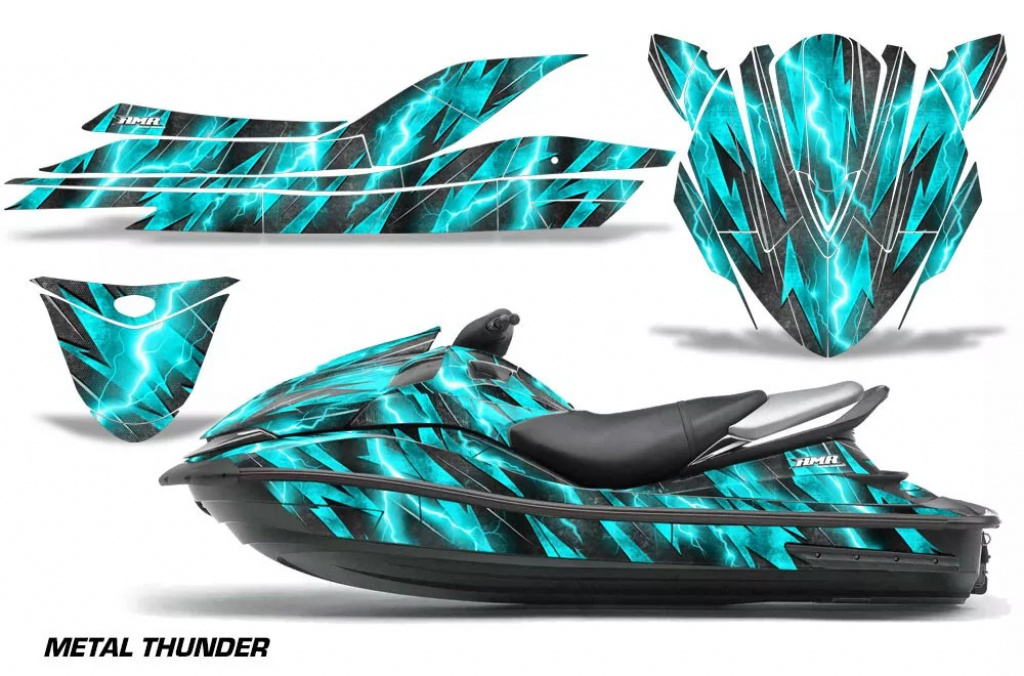 Metal Thunder Teal Blau für Kawasaki 250X/260X/260LX 2007-2012