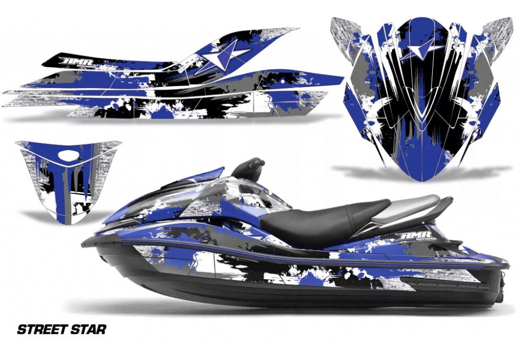 Street Star Blau für Kawasaki 250X/260X/260LX 2007-2012