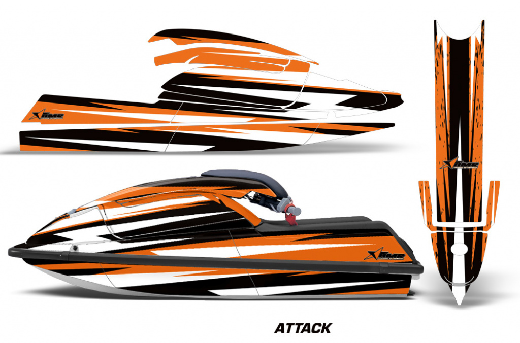 Attack Orange für Kawasaki 750 SX SXR 1992-1998
