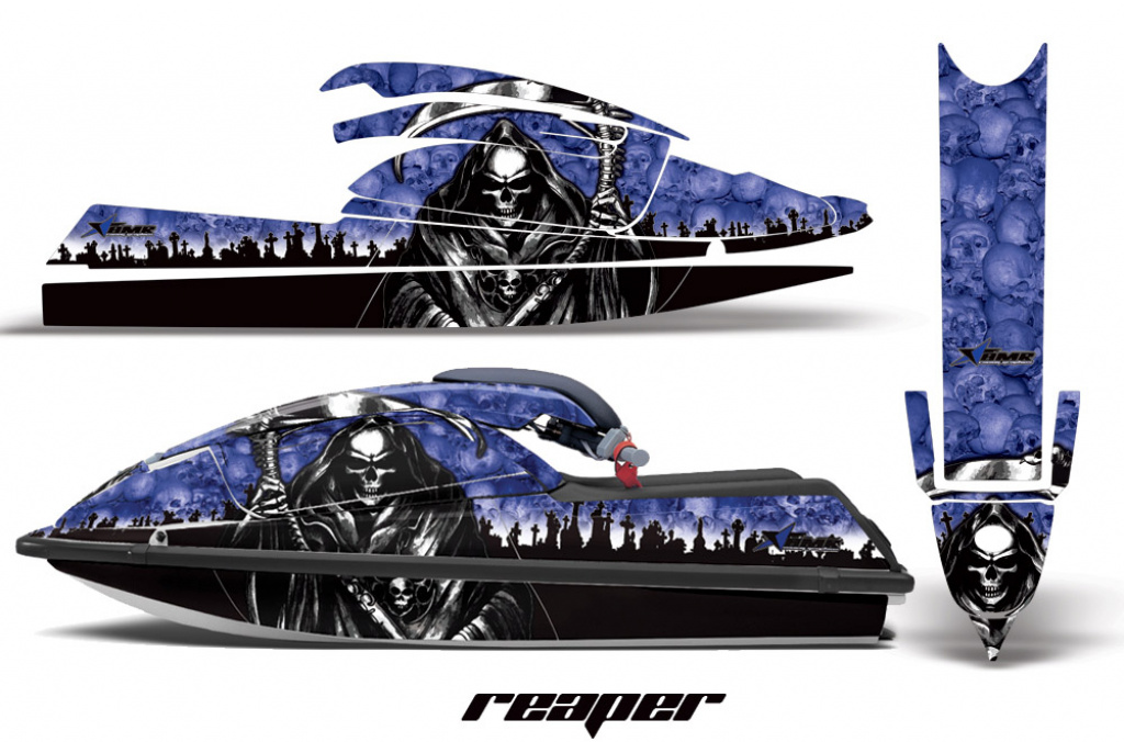 Reaper Blau für Kawasaki 750 SX SXR 1992-1998
