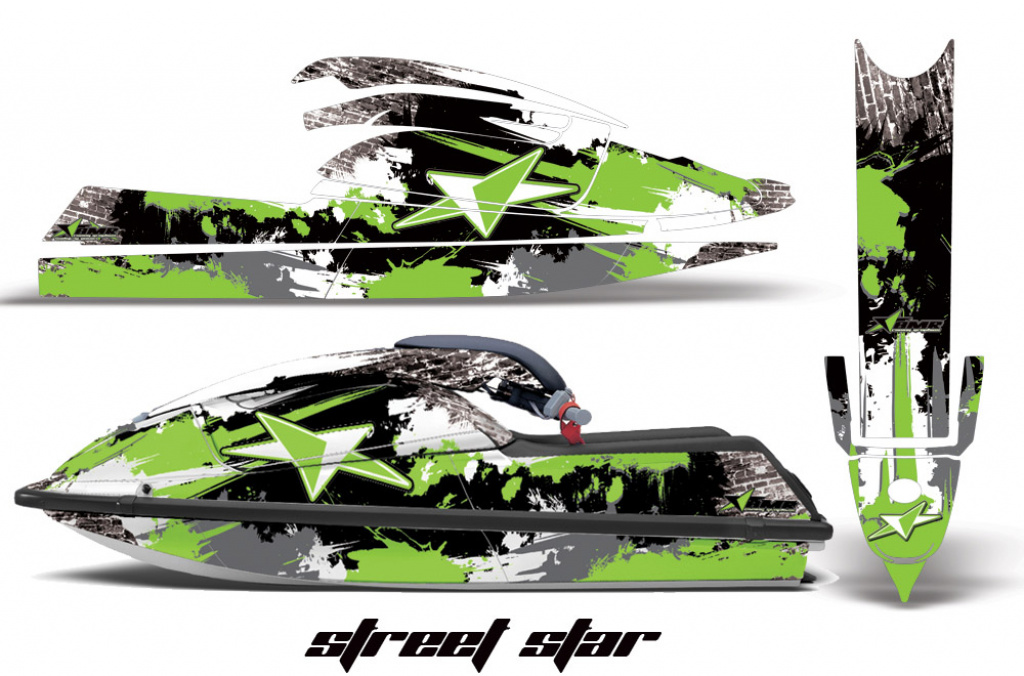 Street Star Grün für Kawasaki 750 SX SXR 1992-1998