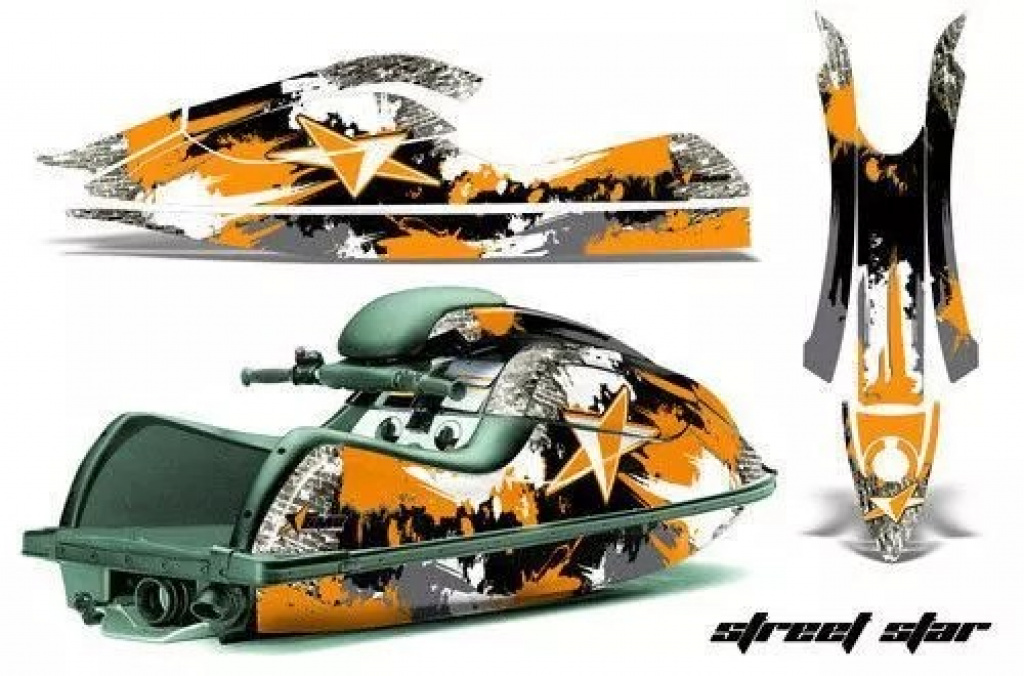 Street Star Orange für Kawasaki 800 SX/SX-R/R 2003-2012