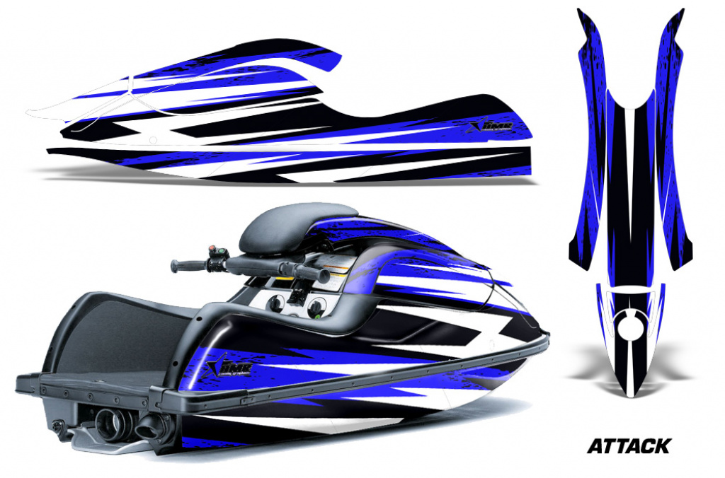 Attack Blau für Kawasaki 800 SX/SX-R/R 2003-2012