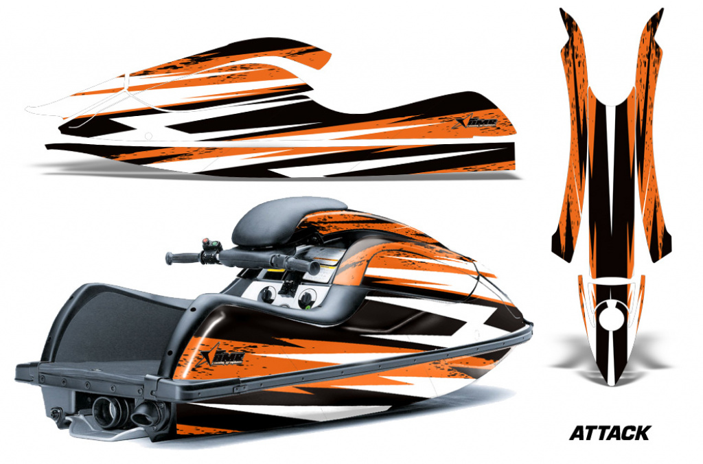 Attack Orange für Kawasaki 800 SX/SX-R/R 2003-2012