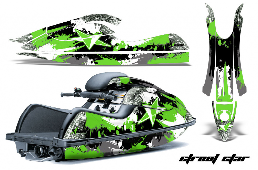 Street Star Grün für Kawasaki 800 SX/SX-R/R 2003-2012