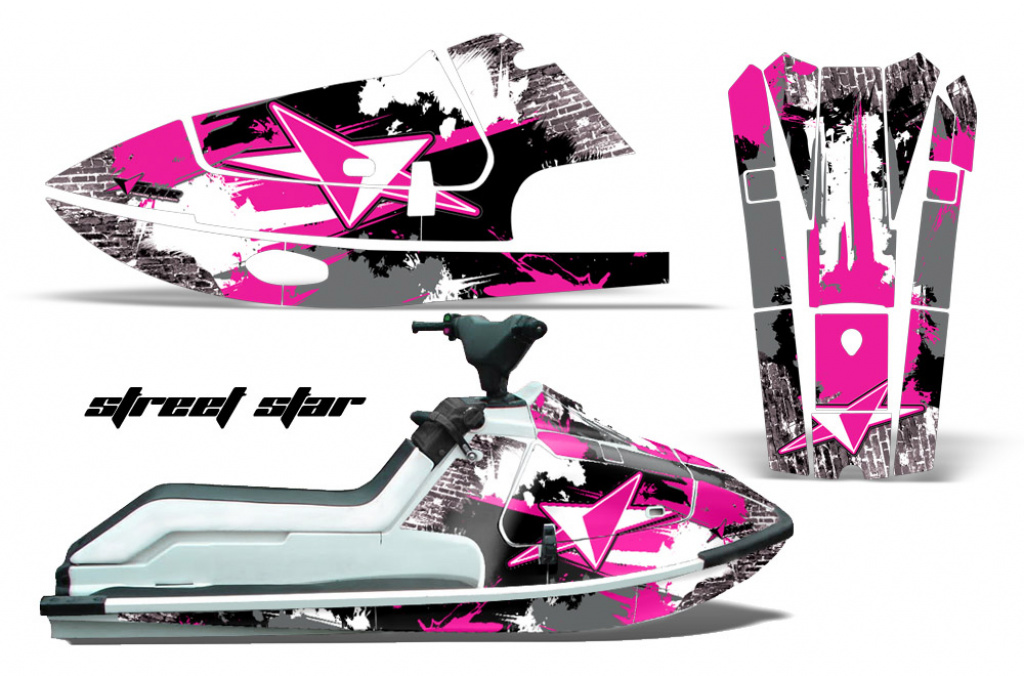 Street Star Pink für Kawasaki K2 650 1986-1995