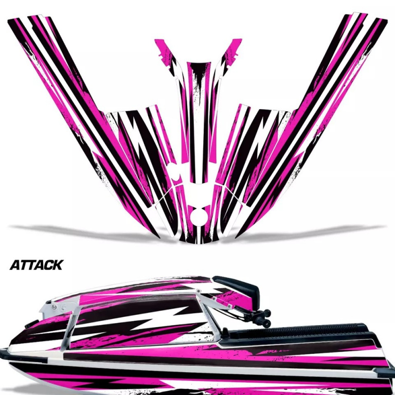 Attack Pink für Kawasaki 440/550 SX 1982-1995