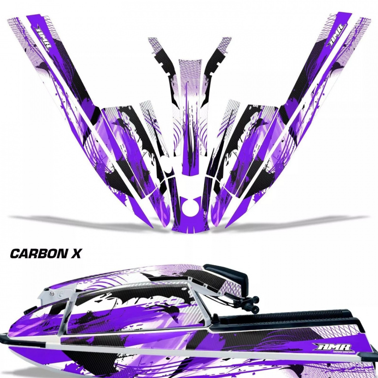 Carbon-X Lila für Kawasaki 440/550 SX 1982-1995