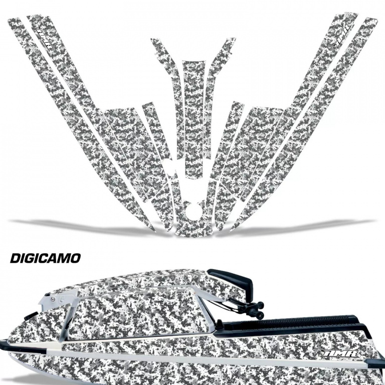 Digicamo Weiß für Kawasaki 440/550 SX 1982-1995