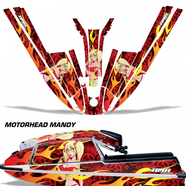 Motorhead Mandy Rot für Kawasaki 440/550 SX 1982-1995