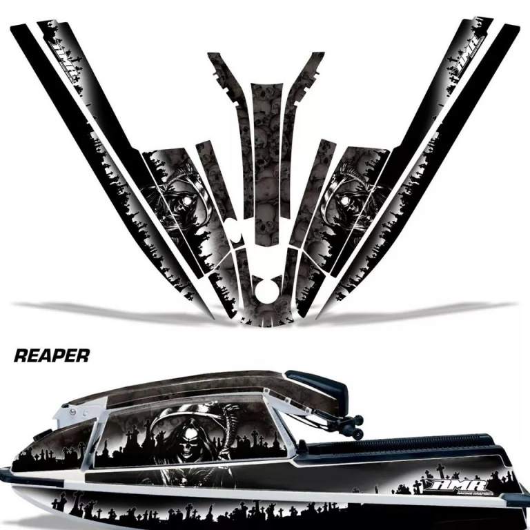 Reaper Schwarz für Kawasaki 440/550 SX 1982-1995