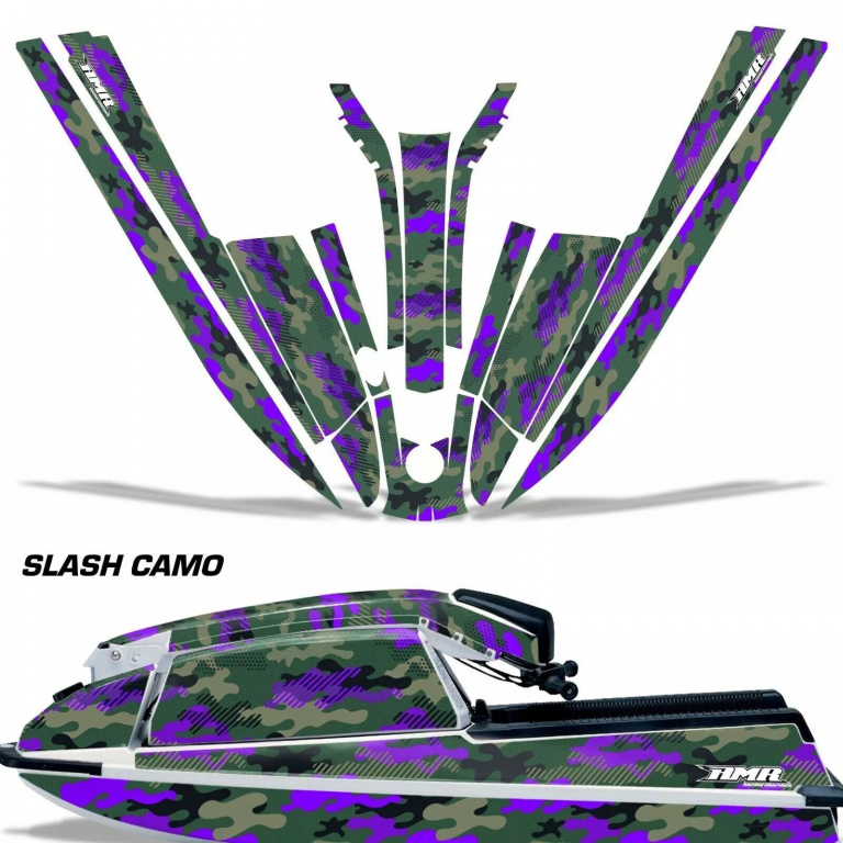 Slash Camo Lila für Kawasaki 440/550 SX 1982-1995