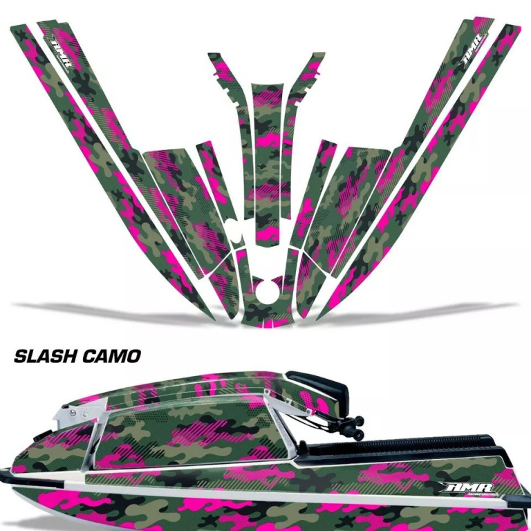 Slash Camo Pink für Kawasaki 440/550 SX 1982-1995