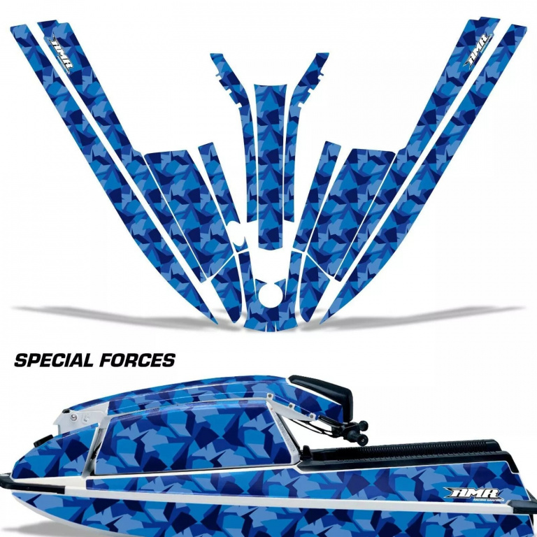 Special Forces Blau für Kawasaki 440/550 SX 1982-1995