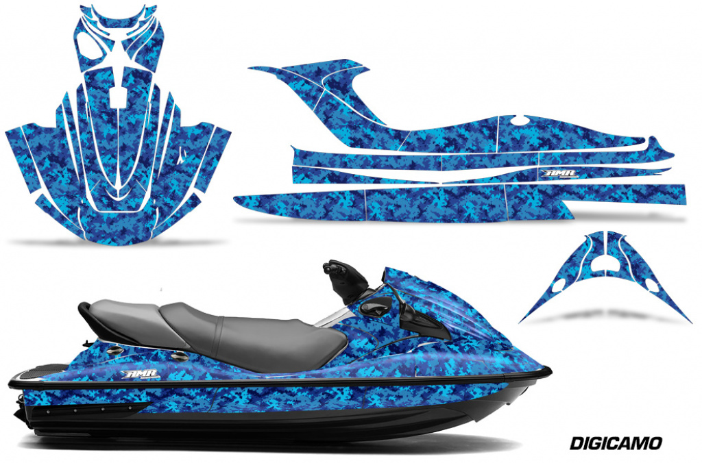 Digicamo Blau für Kawasaki STX15F 2003-2019