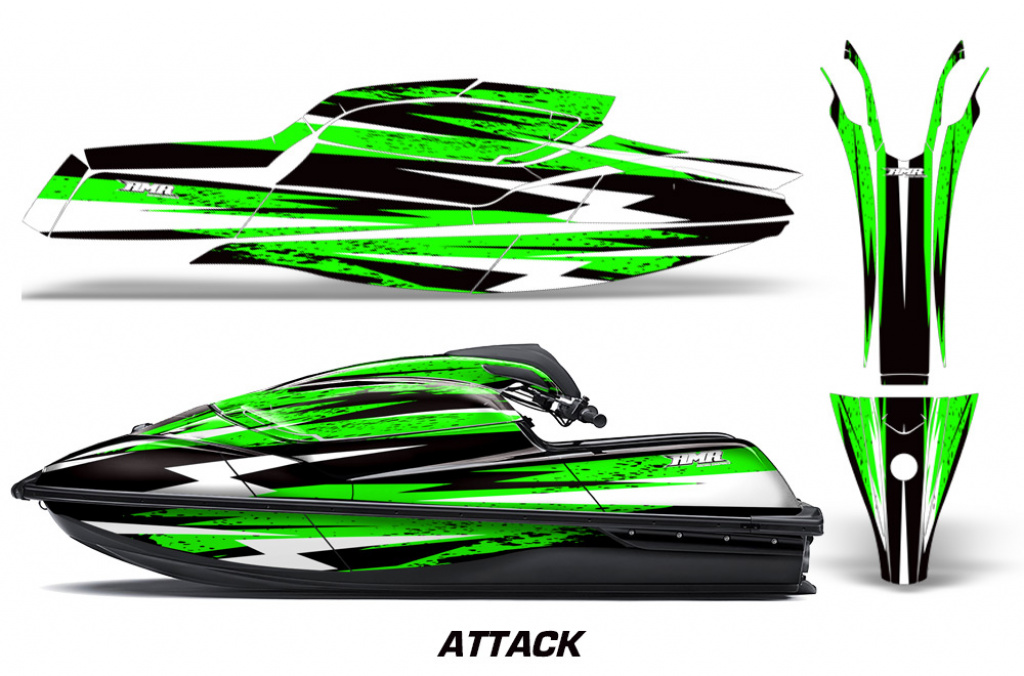 Attack Grün für Kawasaki SX-R SXR JS1500 2017-2022