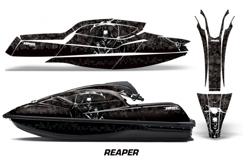 Reaper Schwarz für Kawasaki SX-R SXR JS1500 2017-2022